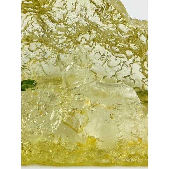 Sea Lion Ocean Cast Resin Lucite Sculpture Signed Agustin Acrylic Seal Reverse C - Picture 5 of 16